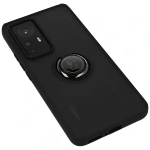 Kup Etui s úchytem na prst Bizon Case Hybrid Ring pro Xiaomi 12T / 12T Pro kouřové s černým rámečkem - BIZ1946 - {ean13} - Sklep Home Screen