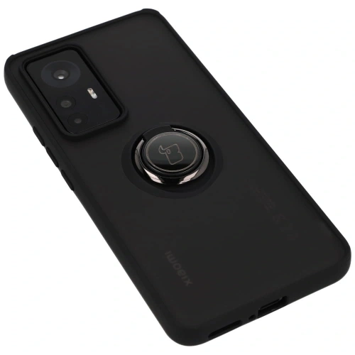 Buy Bizon Case Hybrid Ring Xiaomi 12T / 12T Pro smoky with a black frame - BIZ1946 - {ean13} - Home Screen Store Europe