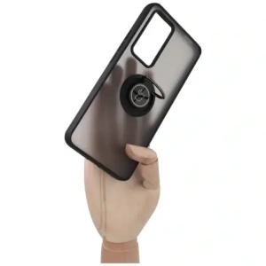 Kup Etui s úchytem na prst Bizon Case Hybrid Ring pro Xiaomi 12T / 12T Pro kouřové s černým rámečkem - BIZ1946 - {ean13} - Sklep Home Screen