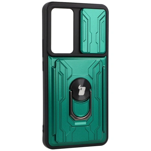 Kup Bizon Case Camshield Kartensteckplatz Ring Xiaomi 12T grün - BIZ1947 - {ean13} - Sklep Home Screen