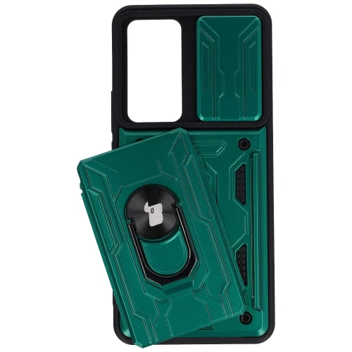 Kup Bizon Case Camshield Kartensteckplatz Ring Xiaomi 12T grün - BIZ1947 - {ean13} - Sklep Home Screen