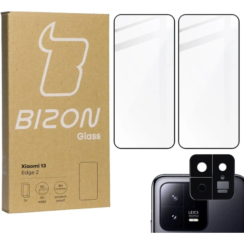 Kup BIZON Edge 2 2x Bildschirmglas + Kameraglas Xiaomi 13 - BIZ1950 - {ean13} - Sklep Home Screen