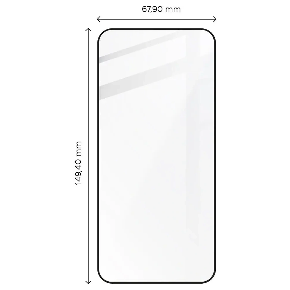 2x Szkło na ekran + szkło na aparat BIZON Edge 2 do Xiaomi 13