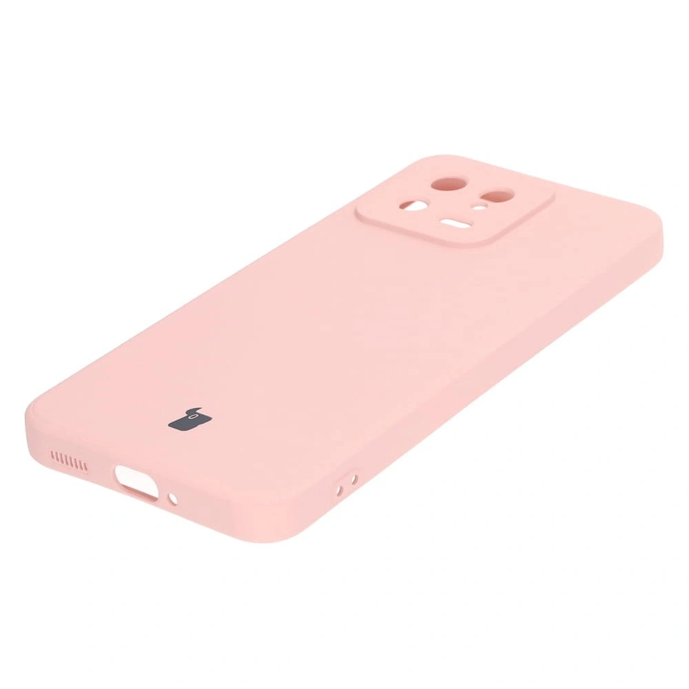 Etui Bizon Case Silicone Sq do Xiaomi 13 jasnoróżowe