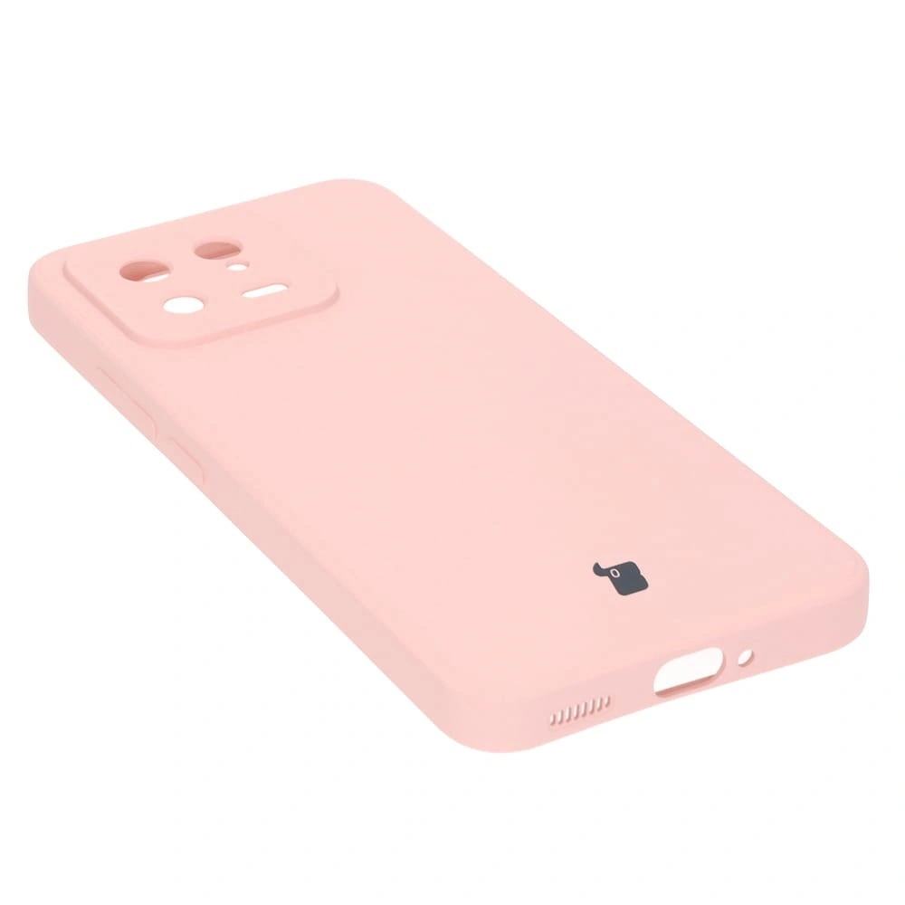 Etui Bizon Case Silicone Sq do Xiaomi 13 jasnoróżowe