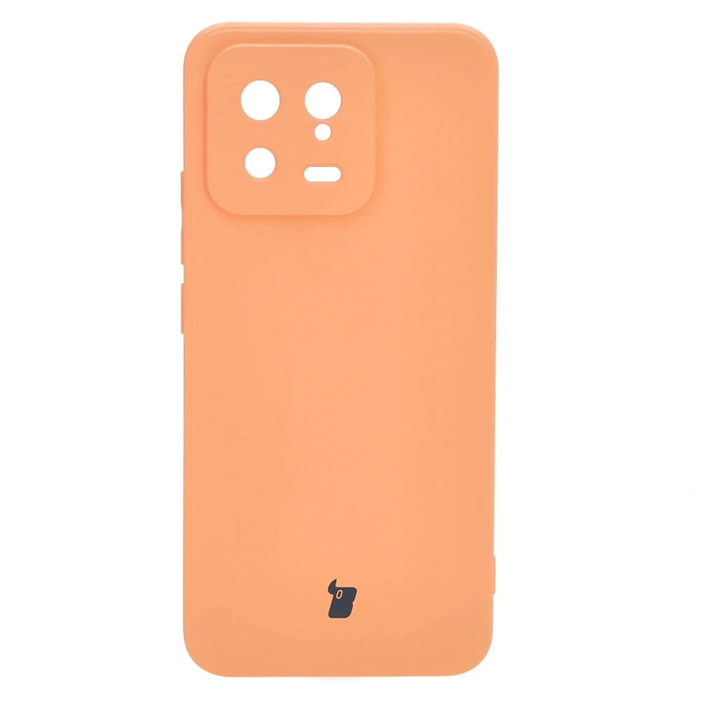 Etui Bizon Case Silicone Sq do Xiaomi 13 pomarańczowe