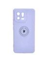 Etui Bizon Case Silicone Ring Sq do Xiaomi 13 jasnofioletowe