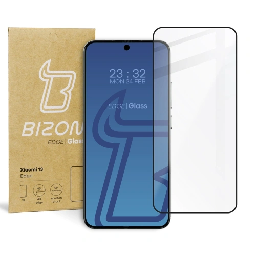 Kup Bizon Glass Edge 2 Xiaomi 13 / Xiaomi 14 fekete - BIZ1960 - {ean13} - Sklep Home Screen
