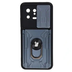 Kup Etui Bizon Case Camshield Card Slot Ring do Xiaomi 13 szare - BIZ1962 - {ean13} - Sklep Home Screen