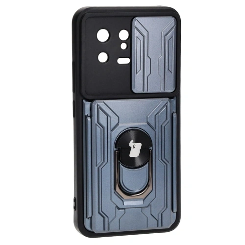 Kup Bizon Case Camshield Kartensteckplatz Ring Xiaomi 13 grau - BIZ1962 - {ean13} - Sklep Home Screen
