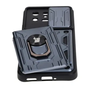 Kup Etui Bizon Case Camshield Card Slot Ring do Xiaomi 13 szare - BIZ1962 - {ean13} - Sklep Home Screen