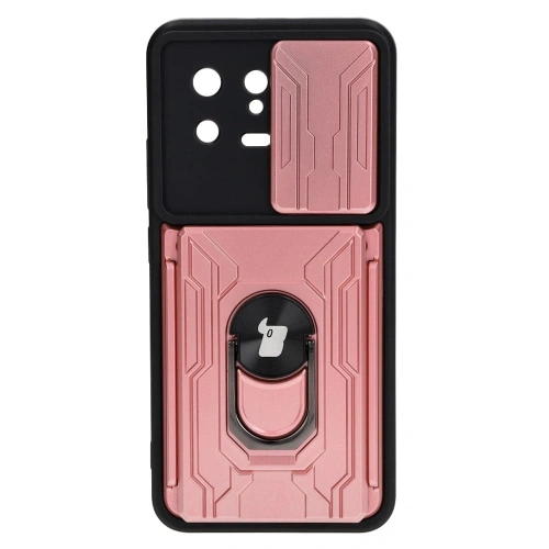 Kup Bizon Case Camshield Kartensteckplatz Ring Xiaomi 13 hellrosa - BIZ1963 - {ean13} - Sklep Home Screen