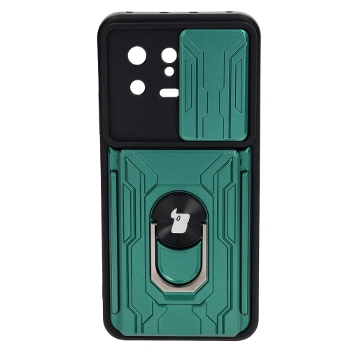 Kup Etui Bizon Case Camshield Card Slot Ring do Xiaomi 13 zielone - BIZ1966 - {ean13} - Sklep Home Screen