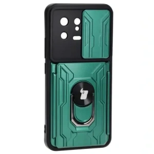 Kup Etui Bizon Case Camshield Card Slot Ring do Xiaomi 13 zielone - BIZ1966 - {ean13} - Sklep Home Screen