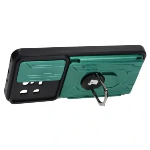 Kup Etui Bizon Case Camshield Card Slot Ring do Xiaomi 13 zielone - BIZ1966 - {ean13} - Sklep Home Screen