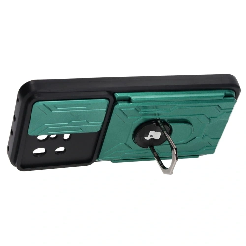 Kup Etui Bizon Case Camshield Card Slot Ring do Xiaomi 13 zielone - BIZ1966 - {ean13} - Sklep Home Screen