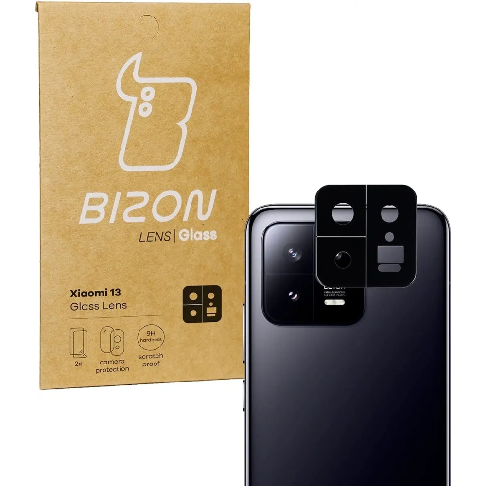 Szkło na aparat Bizon Glass Lens do Xiaomi 13 [2 PACK]