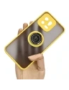 Bizon Case Hybrid Gyűrű Xiaomi 13 füstös sárga kerettel