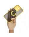 Buy Bizon Case Hybrid Ring Xiaomi 13 smoky with a yellow frame - BIZ1968 - {ean13} - Home Screen Store Europe