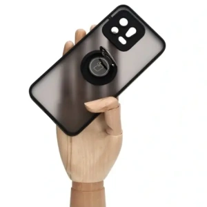 Kup Etui z uchwytem na palec Bizon Case Hybrid Ring do Xiaomi 13 przydymione z czarną ramką - BIZ1969 - {ean13} - Sklep Home Screen