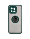 Kup Etui s úchytem na prst Bizon Case Hybrid Ring do Xiaomi 13 kouřové s tmavě zeleným rámečkem - BIZ1970 - {ean13} - Sklep Home Screen