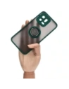 Kup Etui s úchytem na prst Bizon Case Hybrid Ring do Xiaomi 13 kouřové s tmavě zeleným rámečkem - BIZ1970 - {ean13} - Sklep Home Screen
