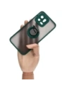 Kup Etui s úchytem na prst Bizon Case Hybrid Ring do Xiaomi 13 kouřové s tmavě zeleným rámečkem - BIZ1970 - {ean13} - Sklep Home Screen
