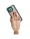 Kup Etui s úchytem na prst Bizon Case Hybrid Ring do Xiaomi 13 kouřové s tmavě zeleným rámečkem - BIZ1970 - {ean13} - Sklep Home Screen