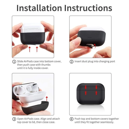 Kup Etui ESR Breeze Plus Apple AirPods Pro Fekete - ESR134BLK - {ean13} - Sklep Home Screen