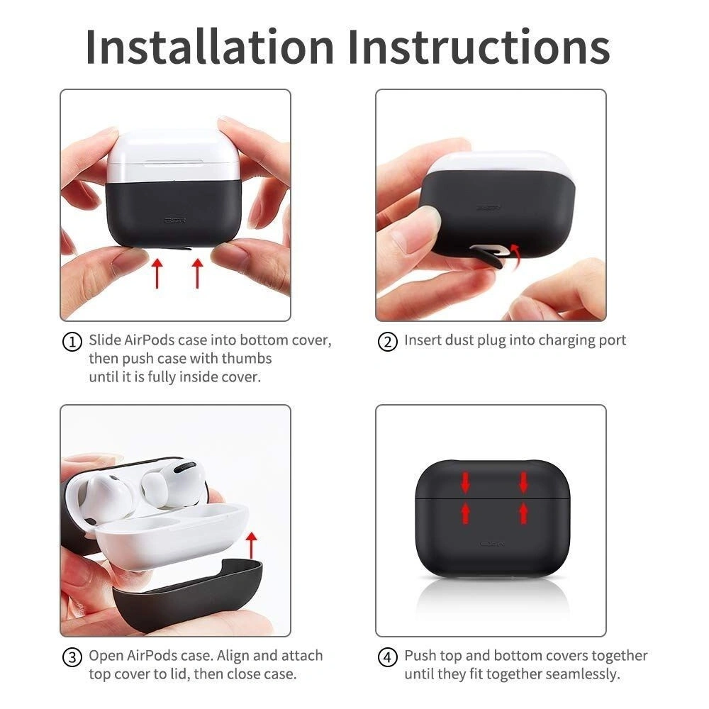 Etui ESR Breeze Plus Apple AirPods Pro Black