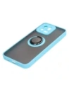 Kup Etui z uchwytem na palec Bizon Case Hybrid Ring do Xiaomi 13 przydymione z jasnoniebieską ramką - BIZ1971 - {ean13} - Sklep Home Screen