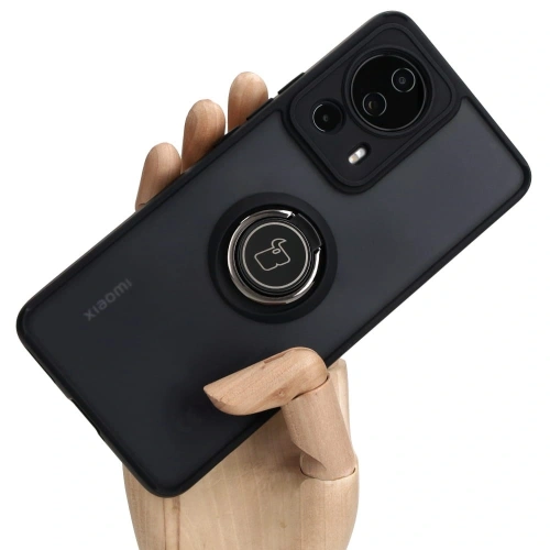 Kup Etui z uchwytem na palec Bizon Case Hybrid Ring do Xiaomi 13 Lite dýmové s černým rámečkem - BIZ1976 - {ean13} - Sklep Home Screen