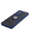 Buy Bizon Case Hybrid Ring Xiaomi 13 Lite smoky with a navy blue frame - BIZ1977 - {ean13} - Home Screen Store Europe