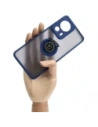 Kup Etui s úchopem na prst Bizon Case Hybrid Ring pro Xiaomi 13 Lite kouřové s modrým rámečkem - BIZ1977 - {ean13} - Sklep Home Screen