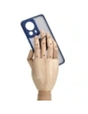 Kup Etui s úchopem na prst Bizon Case Hybrid Ring pro Xiaomi 13 Lite kouřové s modrým rámečkem - BIZ1977 - {ean13} - Sklep Home Screen