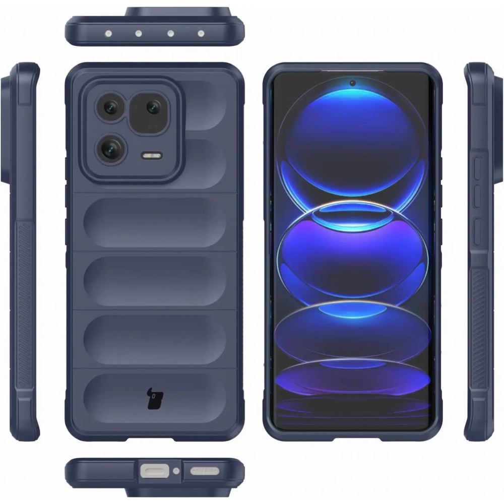 Pancerne etui Bizon Case Tur do Xiaomi 13 Pro granatowe