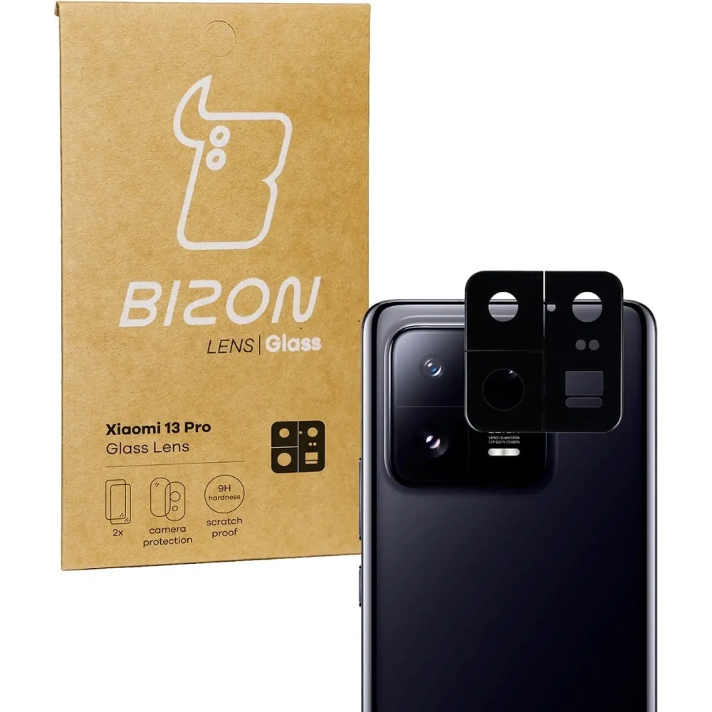 Szkło na aparat Bizon Glass Lens do Xiaomi 13 Pro [2 PACK]