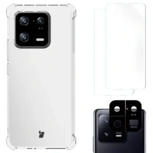 Kup Etui + 2x folia + obiektyw Bizon Case Clear Pack do Xiaomi 13 Pro przezroczyste - BIZ1980 - {ean13} - Sklep Home Screen