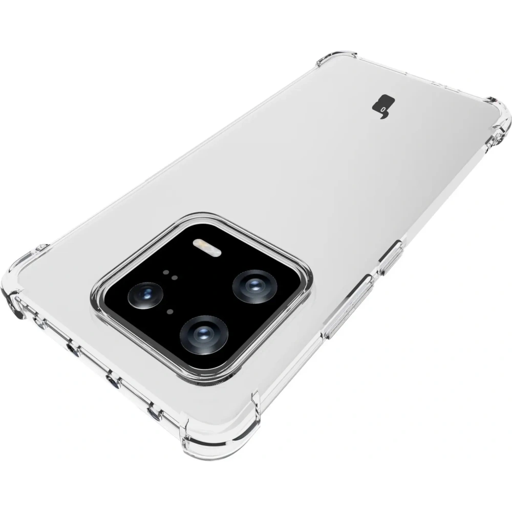 Etui + 2x folia + obiektyw Bizon Case Clear Pack do Xiaomi 13 Pro przezroczyste