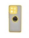 Buy Bizon Case Hybrid Ring Xiaomi 13 Pro smoky with a yellow frame - BIZ1982 - {ean13} - Home Screen Store Europe