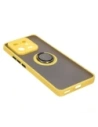 Kup Etui z uchwytem na palec Bizon Case Hybrid Ring do Xiaomi 13 Pro przydymione z żółtą ramką - BIZ1982 - {ean13} - Sklep Home Screen