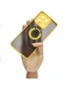 Kup Etui z uchwytem na palec Bizon Case Hybrid Ring do Xiaomi 13 Pro przydymione z żółtą ramką - BIZ1982 - {ean13} - Sklep Home Screen