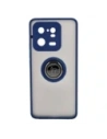 Buy Bizon Case Hybrid Ring Xiaomi 13 Pro smoky with a navy blue frame - BIZ1983 - {ean13} - Home Screen Store Europe