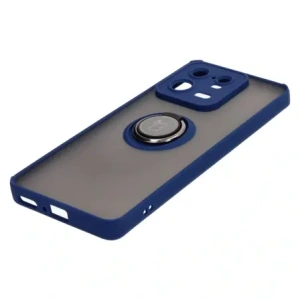 Kup Etui z uchwytem na palec Bizon Case Hybrid Ring do Xiaomi 13 Pro przydymione z granatową ramką - BIZ1983 - {ean13} - Sklep Home Screen