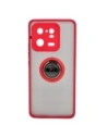 Kup Bizon Case Hybrid Ring Xiaomi 13 Pro fumuriu cu un cadru roșu - BIZ1984 - {ean13} - Sklep Home Screen
