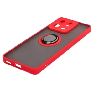 Kup Etui z uchwytem na palec Bizon Case Hybrid Ring do Xiaomi 13 Pro przydymione z czerwoną ramką - BIZ1984 - {ean13} - Sklep Home Screen