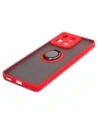 Buy Bizon Case Hybrid Ring Xiaomi 13 Pro smoky with a red frame - BIZ1984 - {ean13} - Home Screen Store Europe