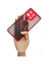 Buy Bizon Case Hybrid Ring Xiaomi 13 Pro smoky with a red frame - BIZ1984 - {ean13} - Home Screen Store Europe