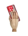 Buy Bizon Case Hybrid Ring Xiaomi 13 Pro smoky with a red frame - BIZ1984 - {ean13} - Home Screen Store Europe