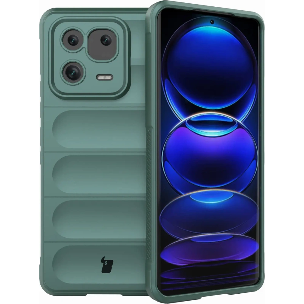 Pancerne etui Bizon Case Tur do Xiaomi 13 Pro ciemnozielone
